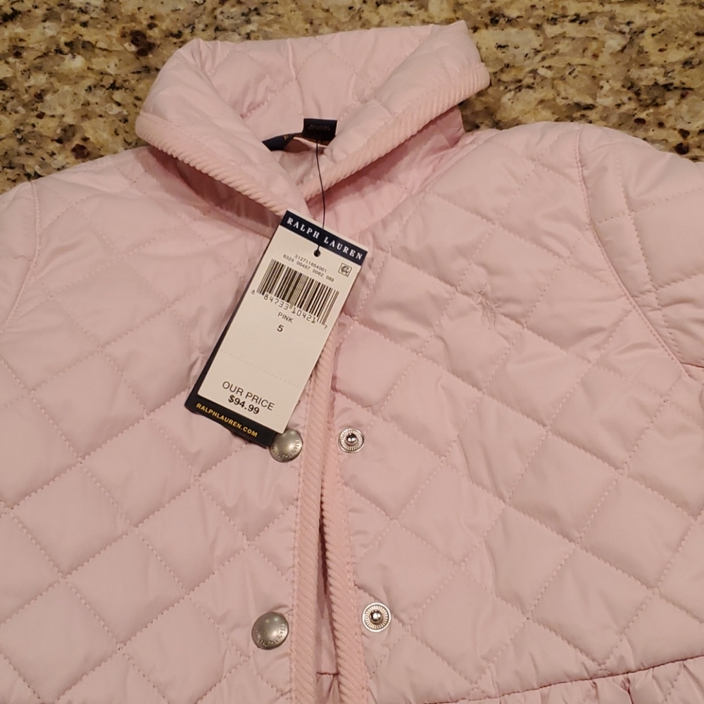 Brand new pink Ralph Lauren Spring Coat